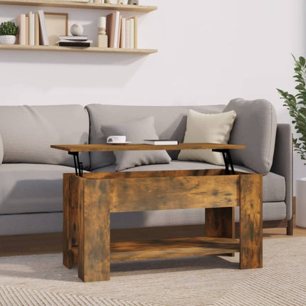 vidaXL Coffee Table Lift Top End Table Accent Side Sofa Table Engineered Wood