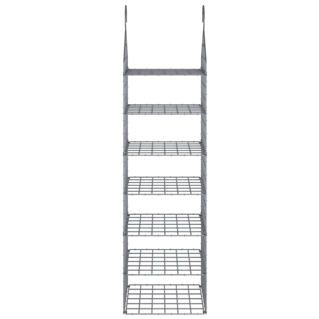 vidaXL Hanging Closet Organizer with 7 Shelves