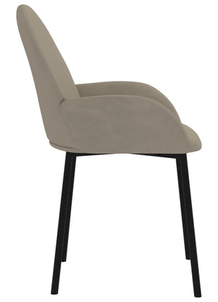 vidaXL Dining Chairs 2 Pcs Accent Upholstered Chair for Living Room Velvet-2