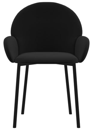 vidaXL Dining Chairs 2 Pcs Accent Upholstered Chair for Living Room Velvet-1