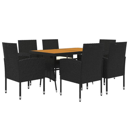 vidaXL Patio Sofa Sectional Sofa Couch Loveseat with Cushions Poly Rattan