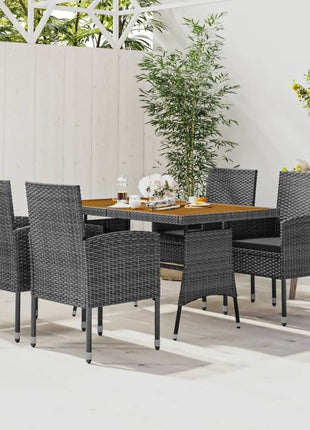 vidaXL Patio Sofa Sectional Sofa Couch Loveseat with Cushions Poly Rattan
