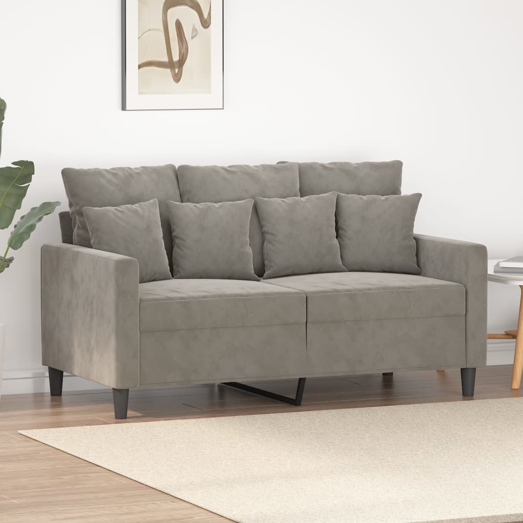 vidaXL Sofa Chair Living Room Accent Upholstered Chair with Armrest Velvet-10