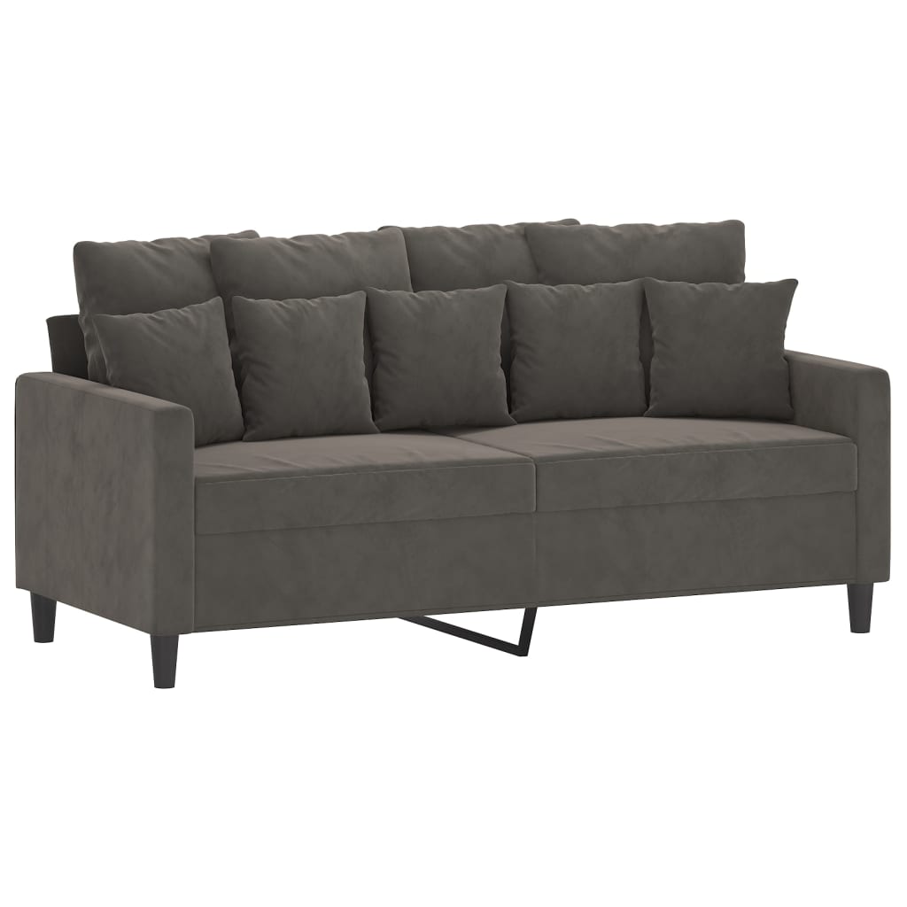 vidaXL Sofa Chair Living Room Accent Upholstered Chair with Armrest Velvet-0