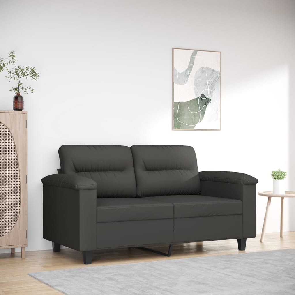 vidaXL Sofa Chair Living Room Upholstered Chair with Armrest Microfiber Fabric-8