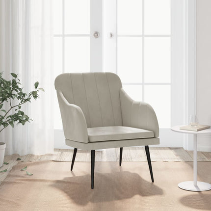 vidaXL Accent Chair with Arms Sofa Side Chair for Living Room Bedroom Velvet-5