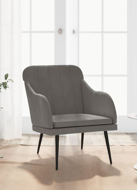 vidaXL Accent Chair with Arms Sofa Side Chair for Living Room Bedroom Velvet-2