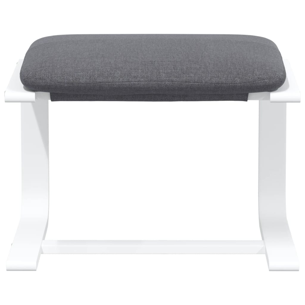 vidaXL Chair Armchair Accent Chair Living Room Furniture with Footstool Fabric-1