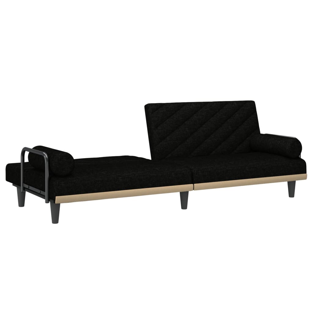 vidaXL Sleeper Sofa with Armrests Sofa Couch Recliner Chair Loveseat Fabric-0