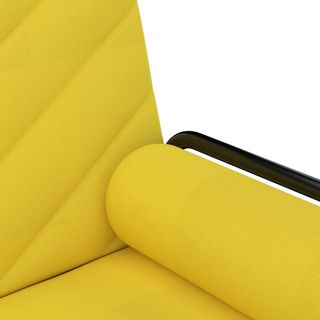 vidaXL Sleeper Sofa with Armrests Sofa Couch Recliner Chair Loveseat Fabric-1