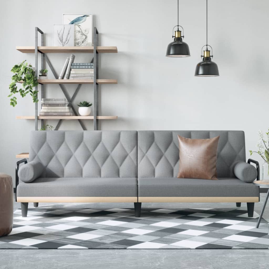 vidaXL Sofa Bed with Armrests Sleeper Sofa Loveseat Recliner Chair Fabric-4