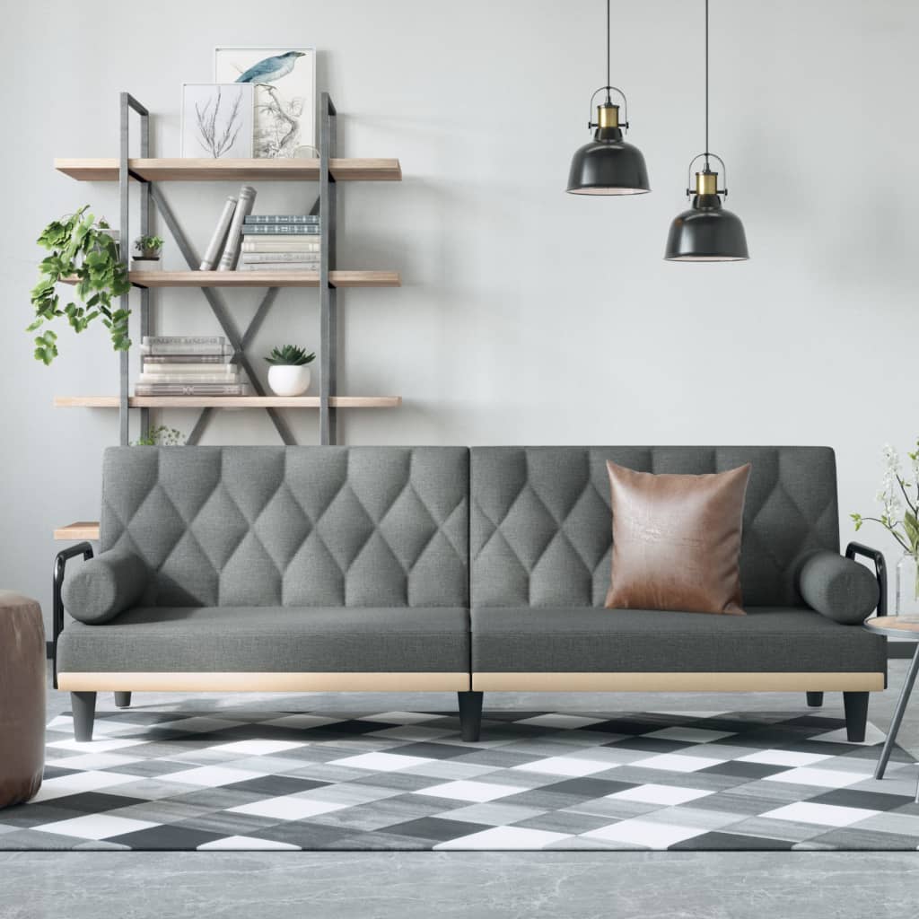 vidaXL Sofa Bed with Armrests Sleeper Sofa Loveseat Recliner Chair Fabric-7