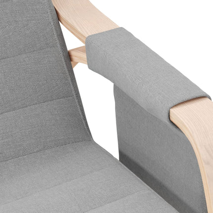 vidaXL Rocking Chair Rocker Swinging Chair for Living Room Nursery Fabric-2