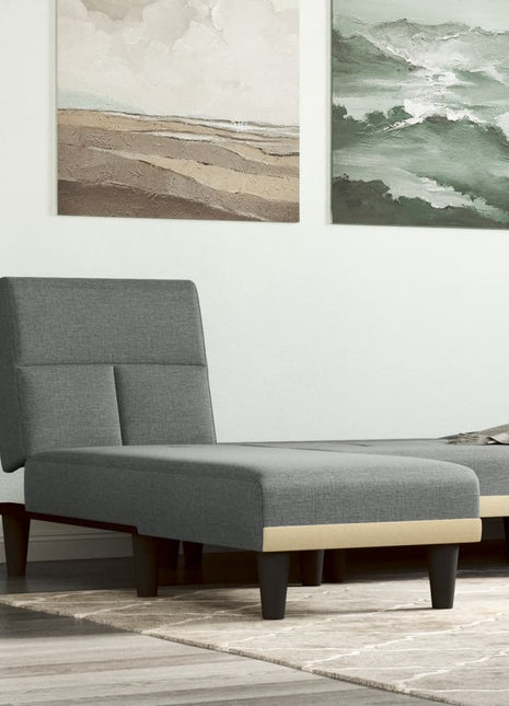 vidaXL Chaise Longue Chair Reclining Chaise Sofa for Living Room Office Velvet-3