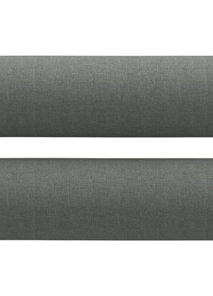 vidaXL 3 Piece Sofa Set with Pillows Dark Gray Fabric-4