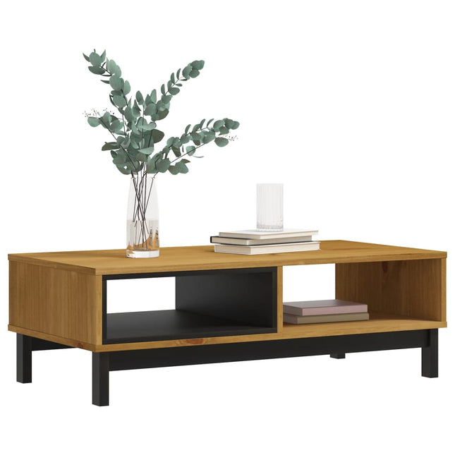 Coffee Table FLAM 39.4"x19.7"x12.8" Solid Wood Pine