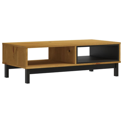 Coffee Table FLAM 39.4"x19.7"x12.8" Solid Wood Pine