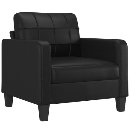 vidaXL Sofa Upholstered Accent Sofa Chair Living Room Seating Faux Leather-2