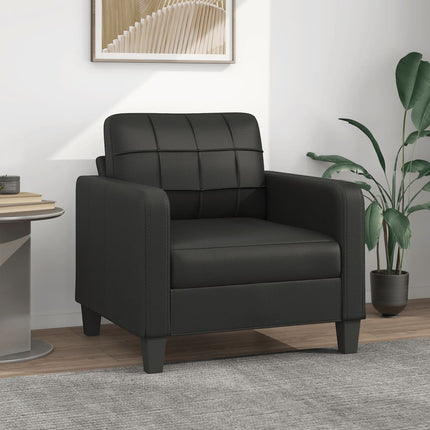 vidaXL Sofa Upholstered Accent Sofa Chair Living Room Seating Faux Leather-5