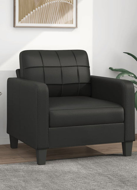 vidaXL Sofa Upholstered Accent Sofa Chair Living Room Seating Faux Leather-5