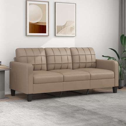 vidaXL Sofa Upholstered Accent Sofa Chair Living Room Seating Faux Leather-8