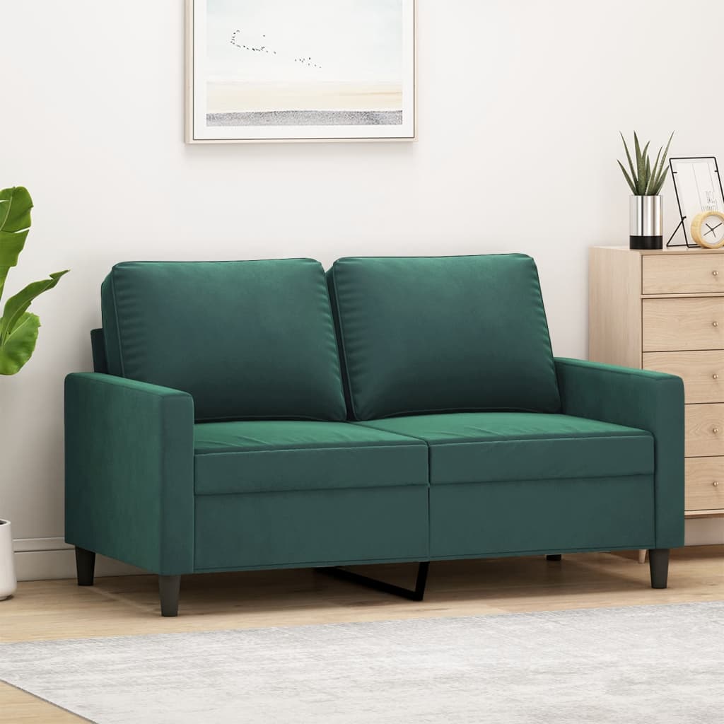 vidaXL Sofa Chair Upholstered Accent Armchair Sofa Comfort Light Gray Velvet-17