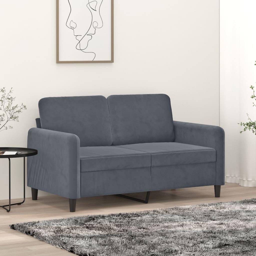 vidaXL Sofa Chair Upholstered Single Sofa Armchair for Living Room Velvet-9