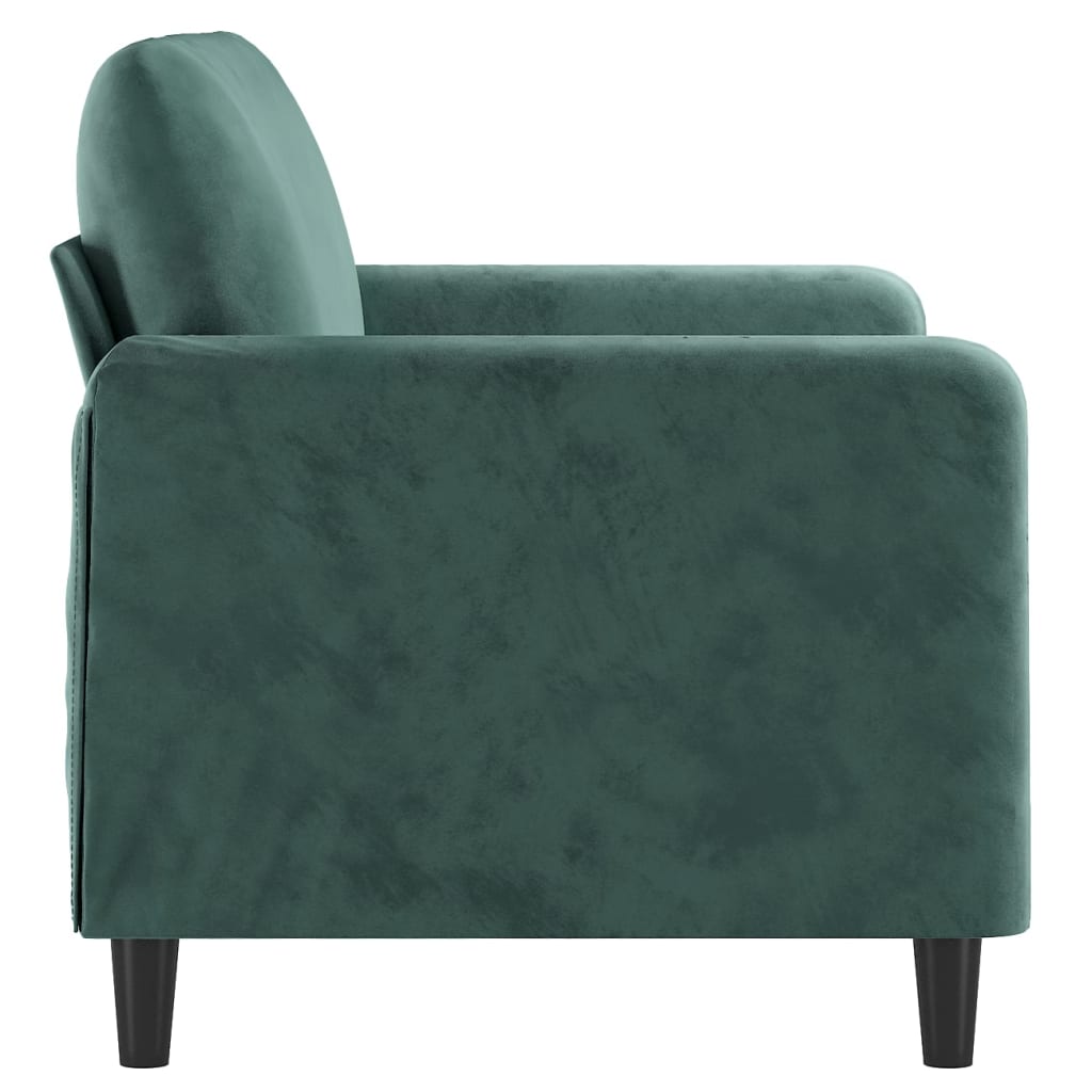 vidaXL Sofa Chair Upholstered Single Sofa Armchair for Living Room Velvet-3