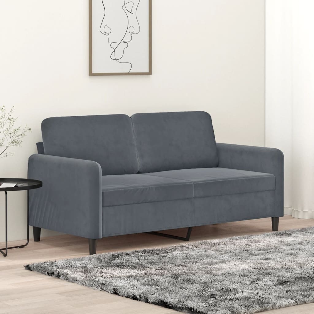 vidaXL Sofa Chair Upholstered Single Sofa Armchair for Living Room Velvet-20