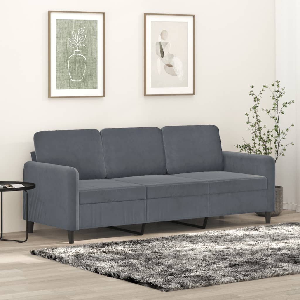 vidaXL Sofa Chair Upholstered Single Sofa Armchair for Living Room Velvet-6