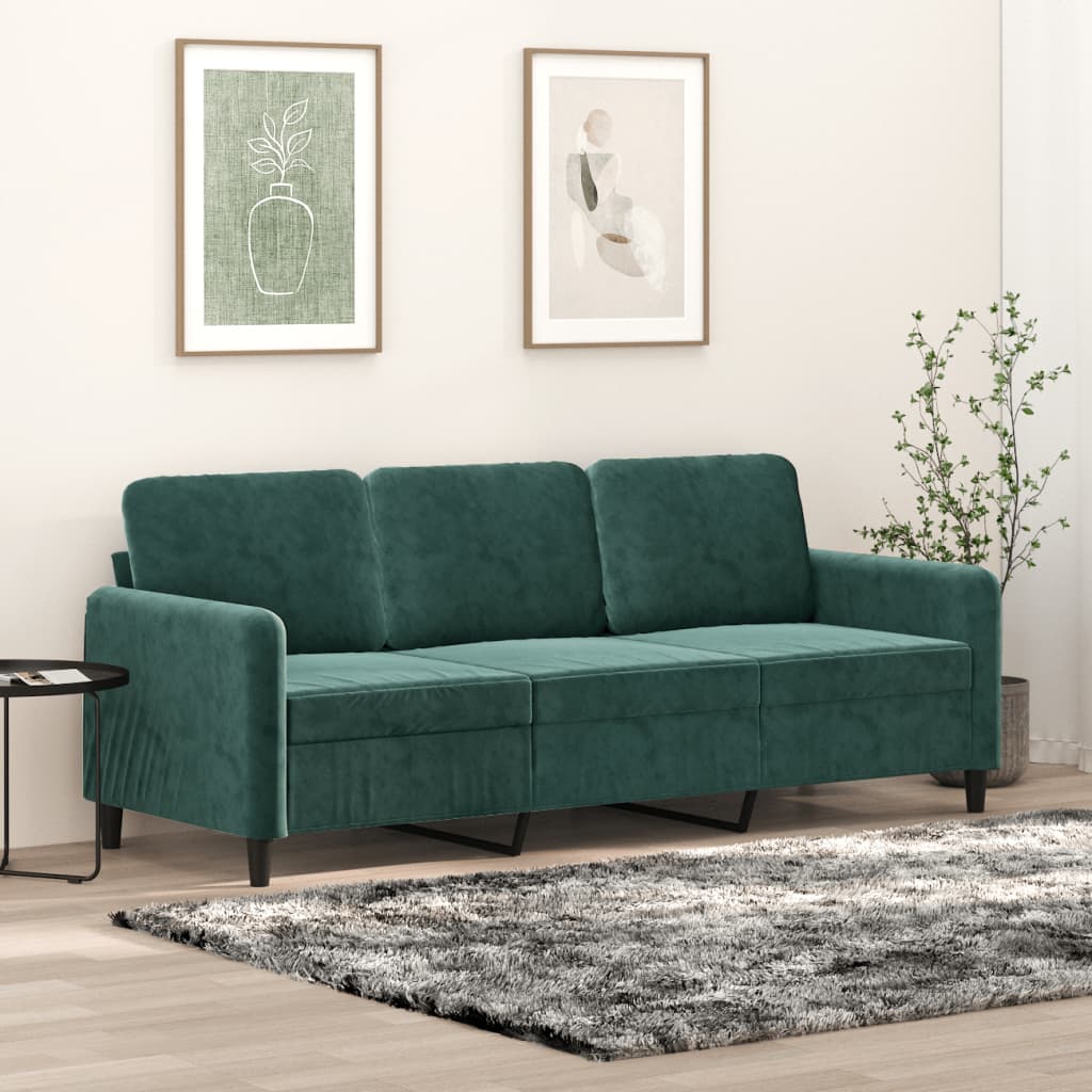 vidaXL Sofa Chair Upholstered Single Sofa Armchair for Living Room Velvet-17