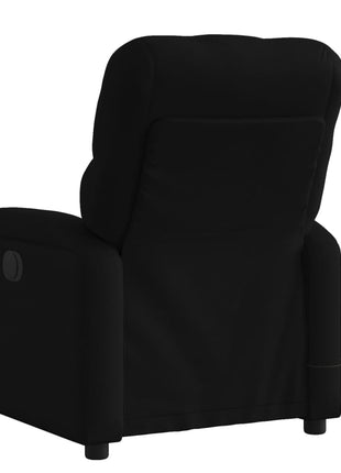 vidaXL Massage Recliner Chair Black Fabric-2