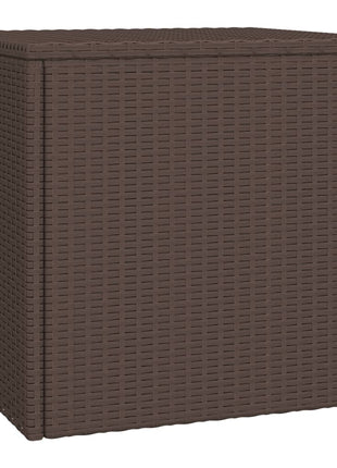 vidaXL Patio Side Tables 3 pcs Brown Poly Rattan-2