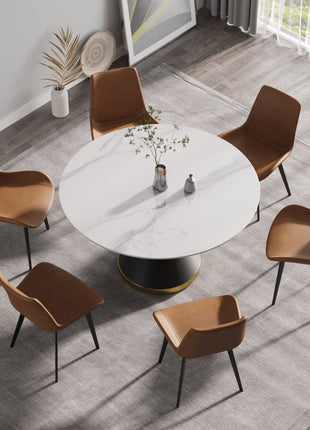 Modern Marble Stone Round Dining Table-2