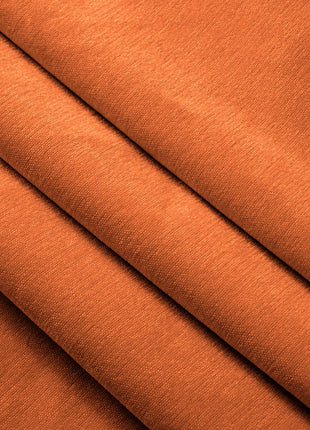 Living Room Sofa Slipcovered Sofa 3 Seater Sofa With 3 Ottomans, Oversized 3-Seat Sleeper Sofa Bed Home Theater Sofa, Chenille, orange