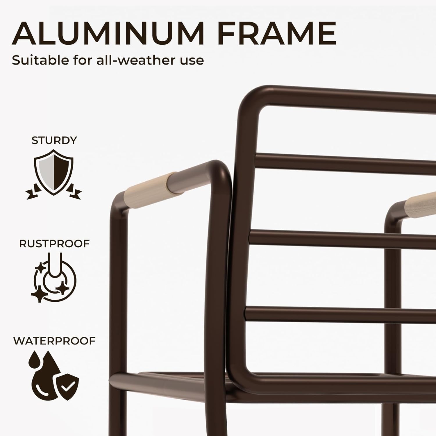 Outdoor Aluminum Patio Furniture Set with Fire Pit-3