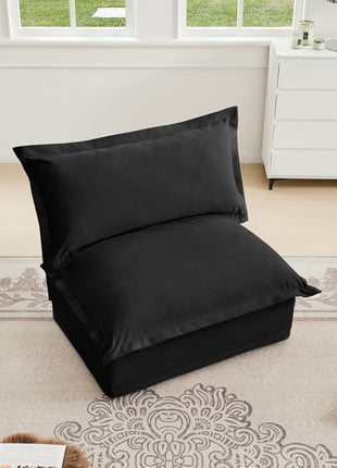 Koala Armless Sofa - Black-1