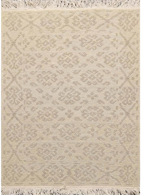 1'10''x2'7'' Hand Knotted 100% Wool Reversible Oriental Area Rug Beige-0