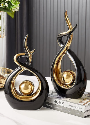 Abstract Sculpture Ceramic Statue Home Décor Figurines-4