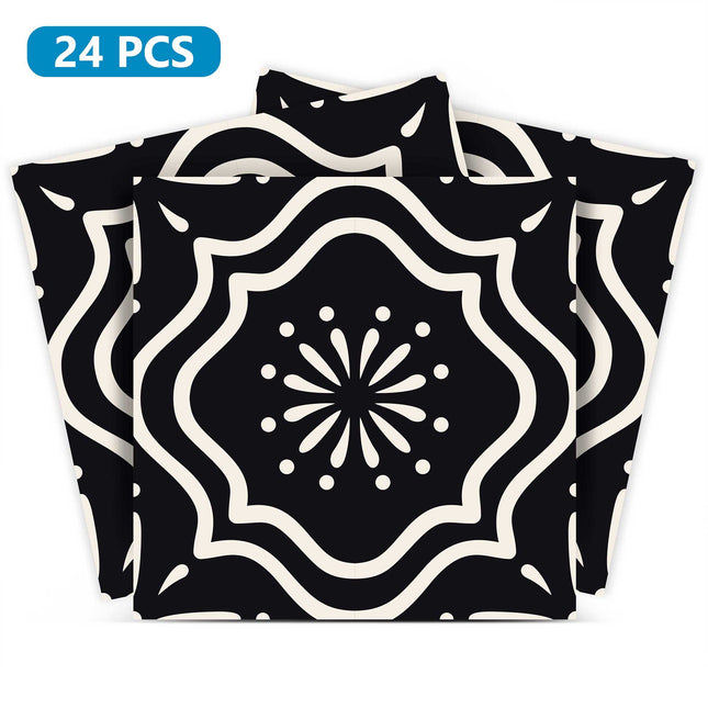 Black and White Tile Stickers for DIY Home Renovations Model - B33