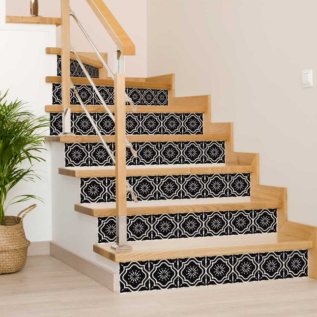Black and White Tile Stickers for DIY Home Renovations Model - B33