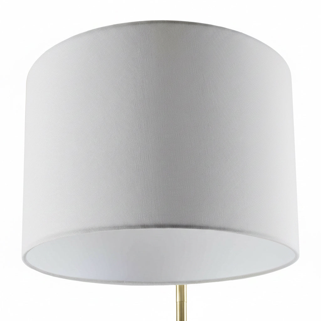 Gray lampshade on a white background