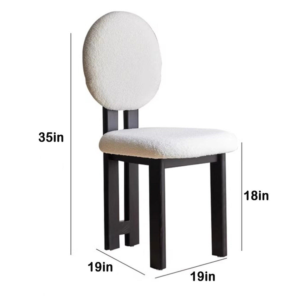 Hardy Haus Dining Chairs Set of 2, Upholstered Wooden Dining Room Chairs