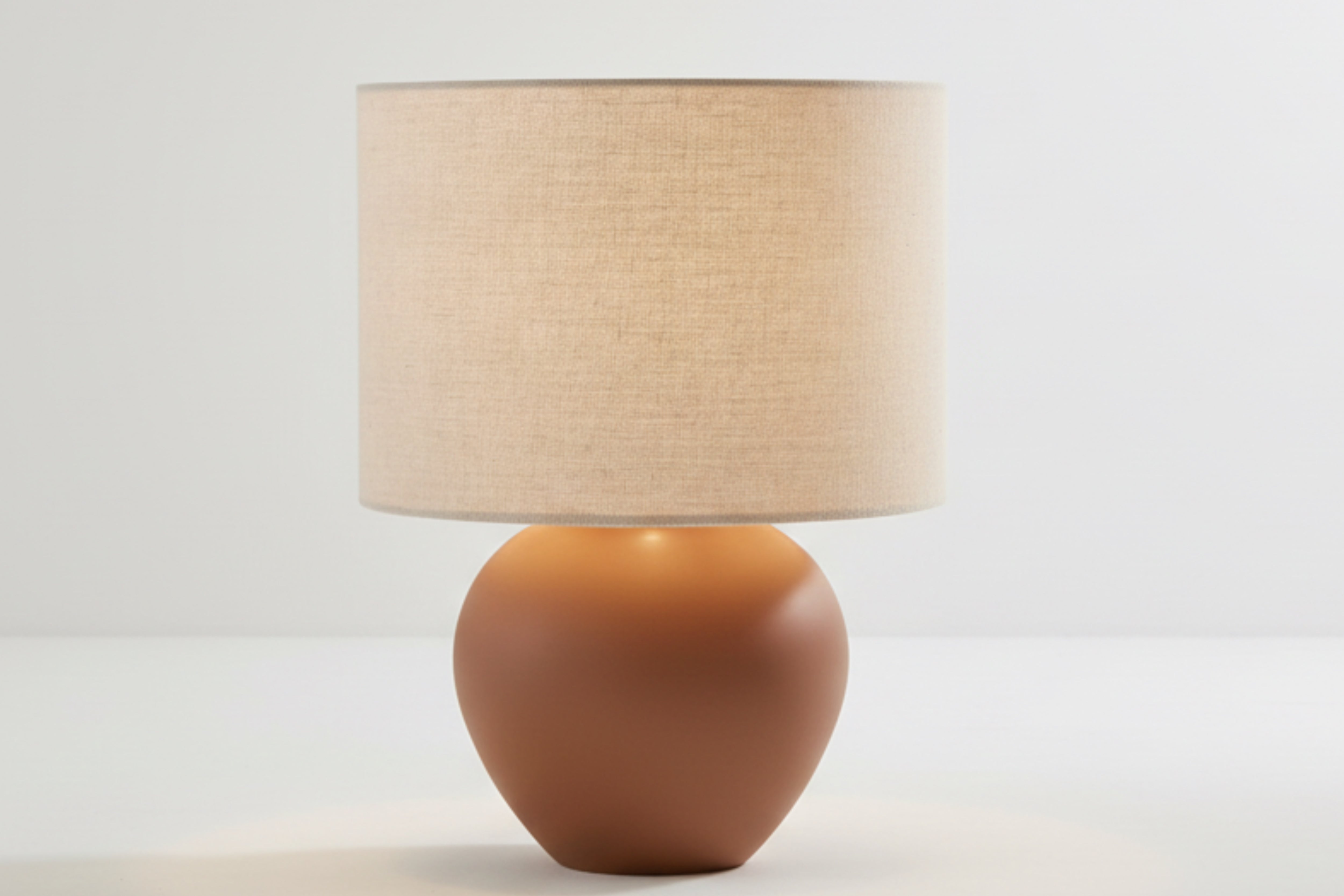 Ferrandina Contemporary Brick Red Table Lamp-5