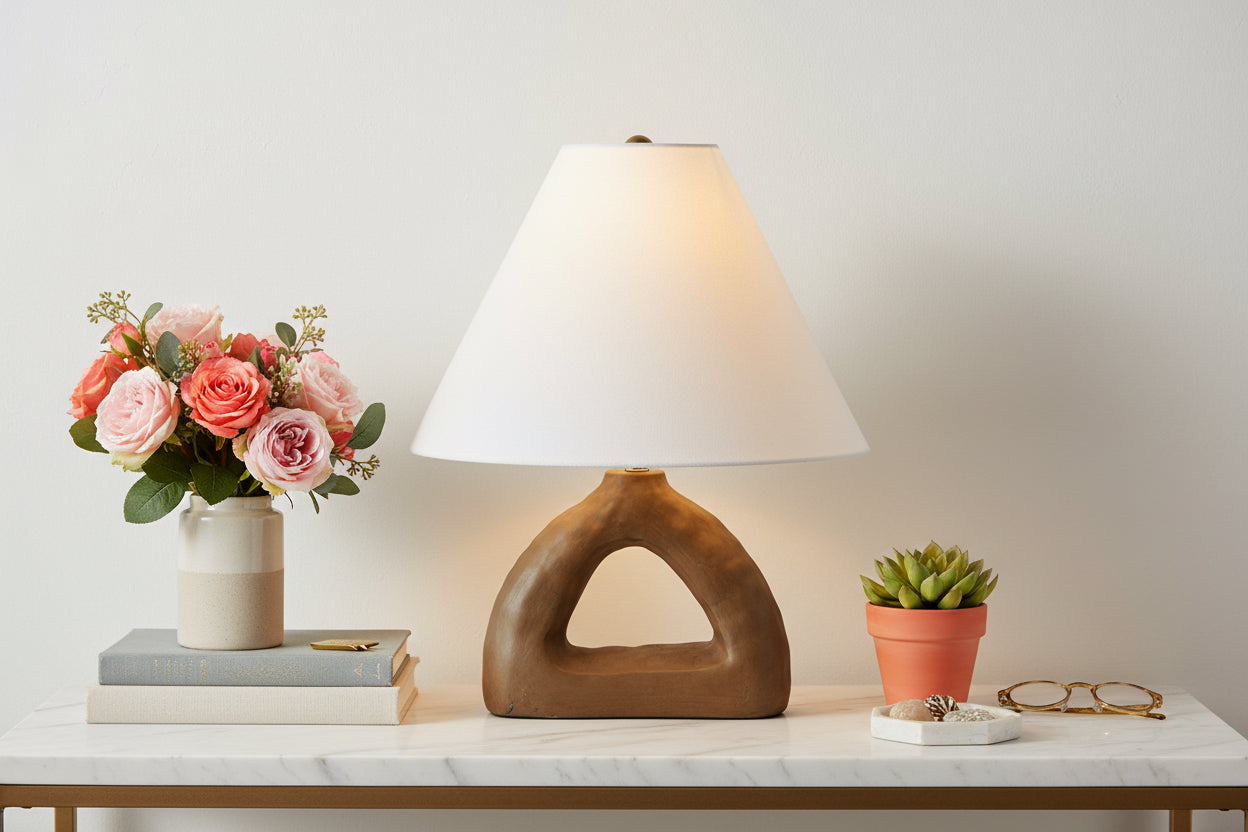 Fillinges Dark Red Table Lamp-0