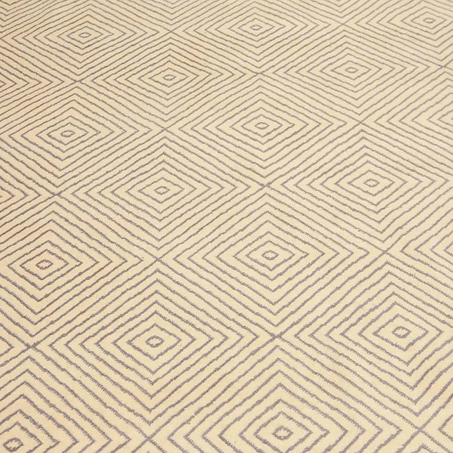 8' x 10' Hand Knotted 100% Wool Traditional Oriental Area Rug Ivory