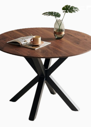 42.1" Mid-century Dining Table for 4-6 people-0