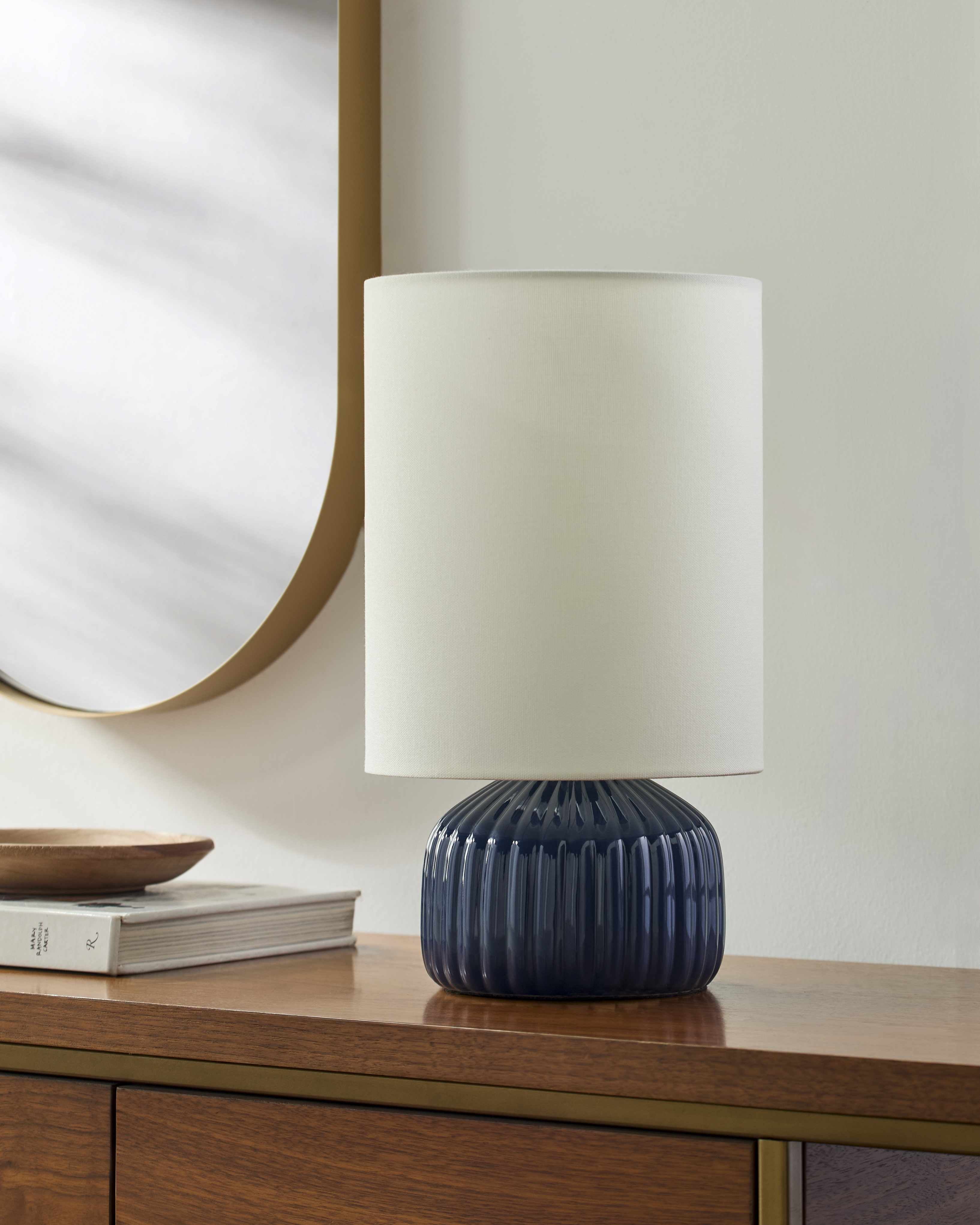 Navarrenx Blue Table Lamp-4