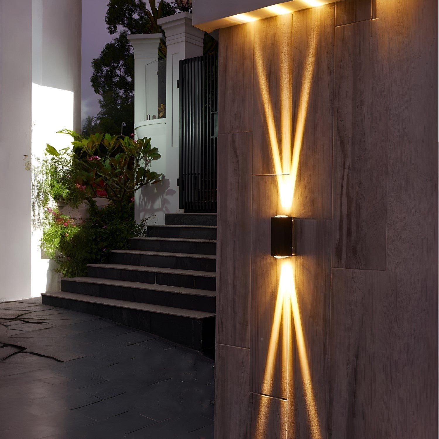 LED Waterproof Outdoor 3 Beams Wall Light-3