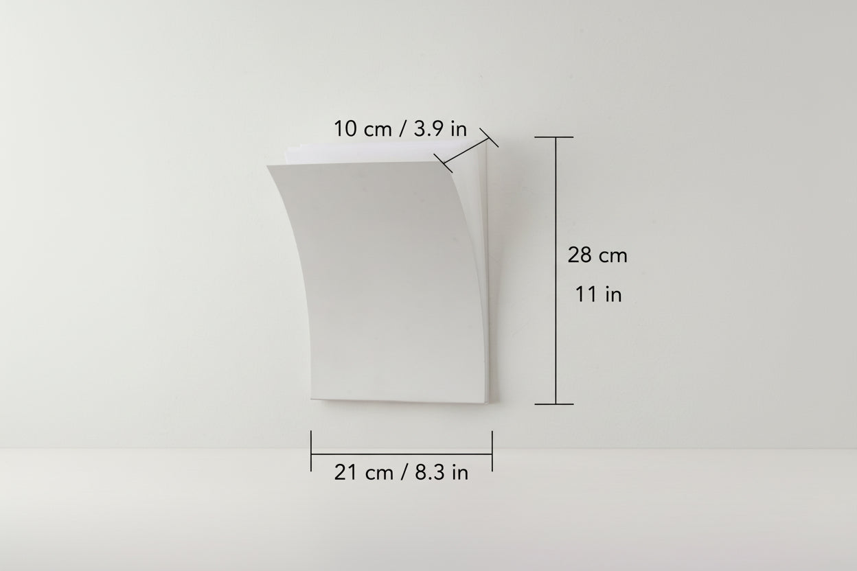 Paper Curve LED Wall Light, Modern Minimalist Wall Sconce with Curved Design-2